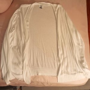 White cardigan